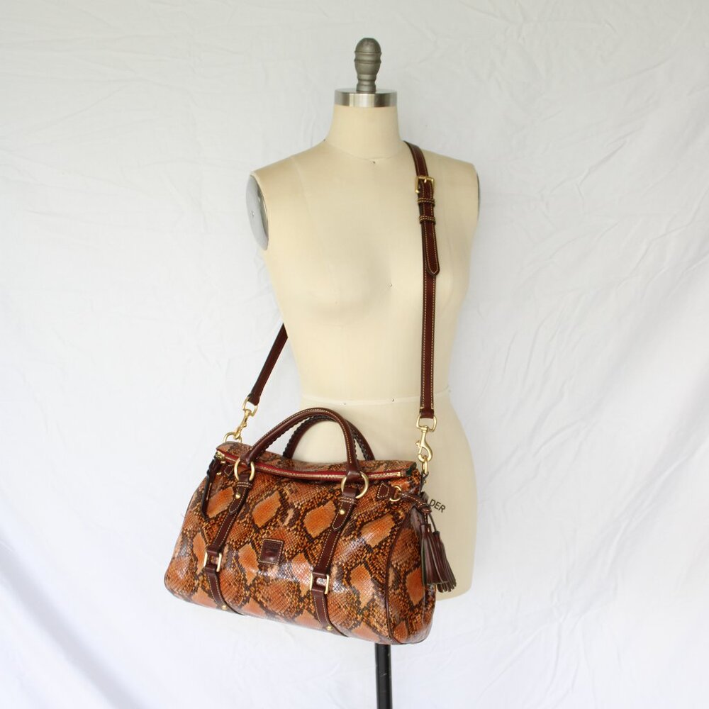 Dooney & Bourke Snakeskin python leather Florenti… - image 8